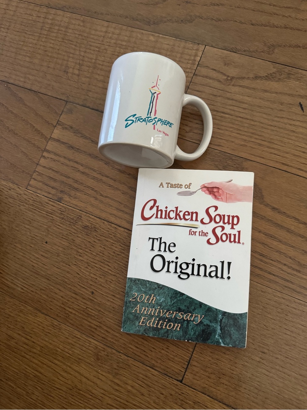 Chicken soup soul book &White Ceramic Mug - Las Vegas Souvenir